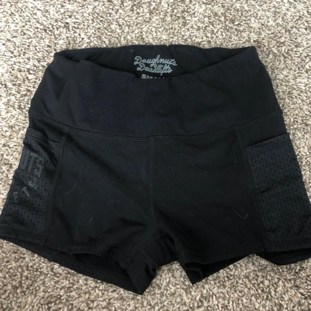 Deadlifts and doughnuts shorts